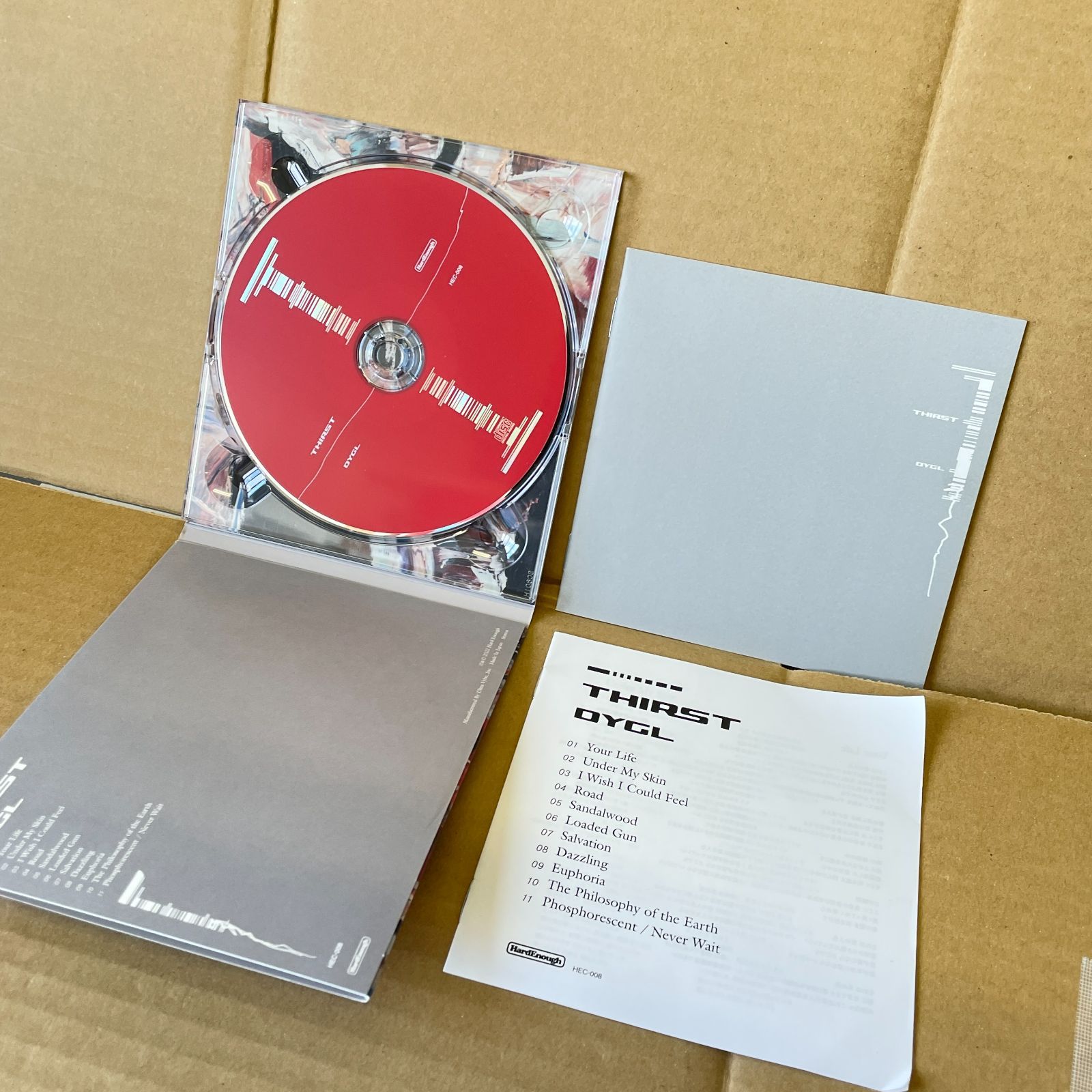 DYGL ディグロー 邦ロックバンド中古CD THIRST 4thアルバム 2022