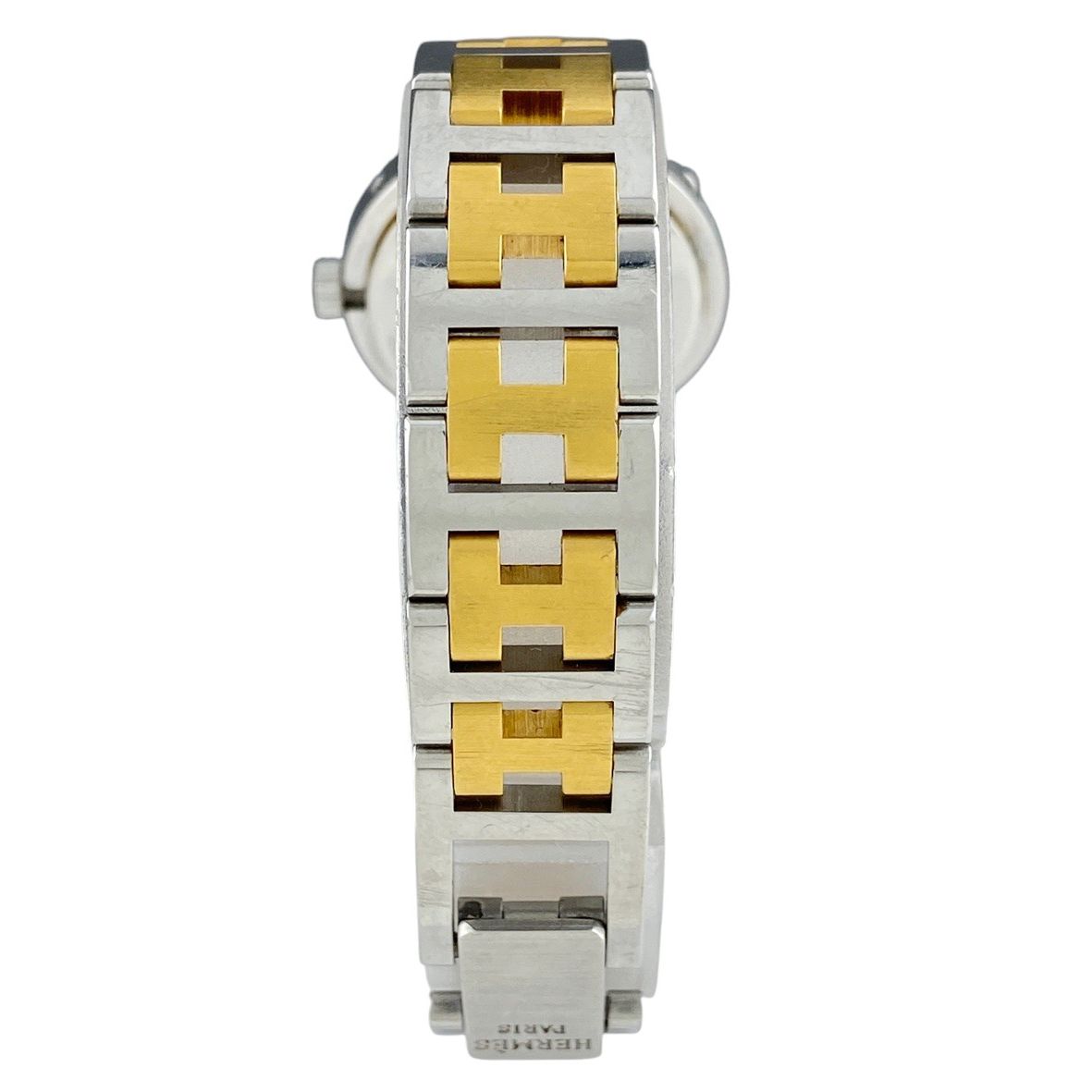 HERMES　クリッパー　Qz　Ladys　アイボリーDial　51.03 HERMES エルメス クリッパー 腕時計 ステンレススチール