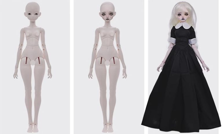 AX957 BJD 1/4 ドール本体 thea 球体関節人形 ハンドメイド 【公式通販】