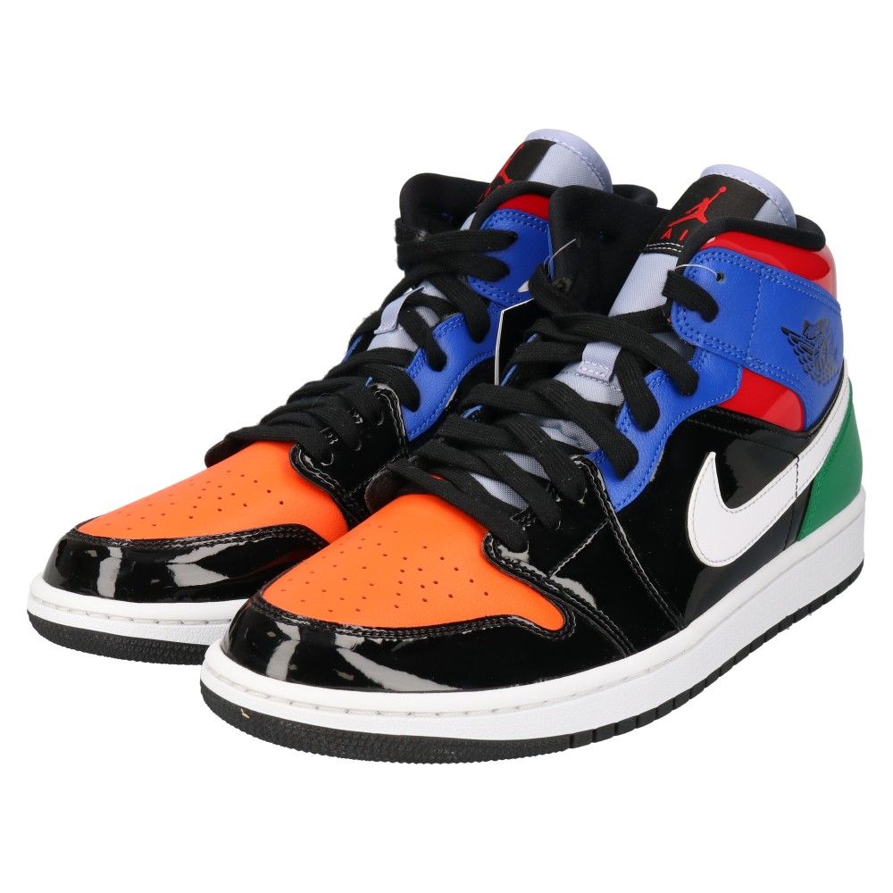 NIKE (ナイキ) WMNS AIR JORDAN 1 MID SE Patent Blend ウィメンズ