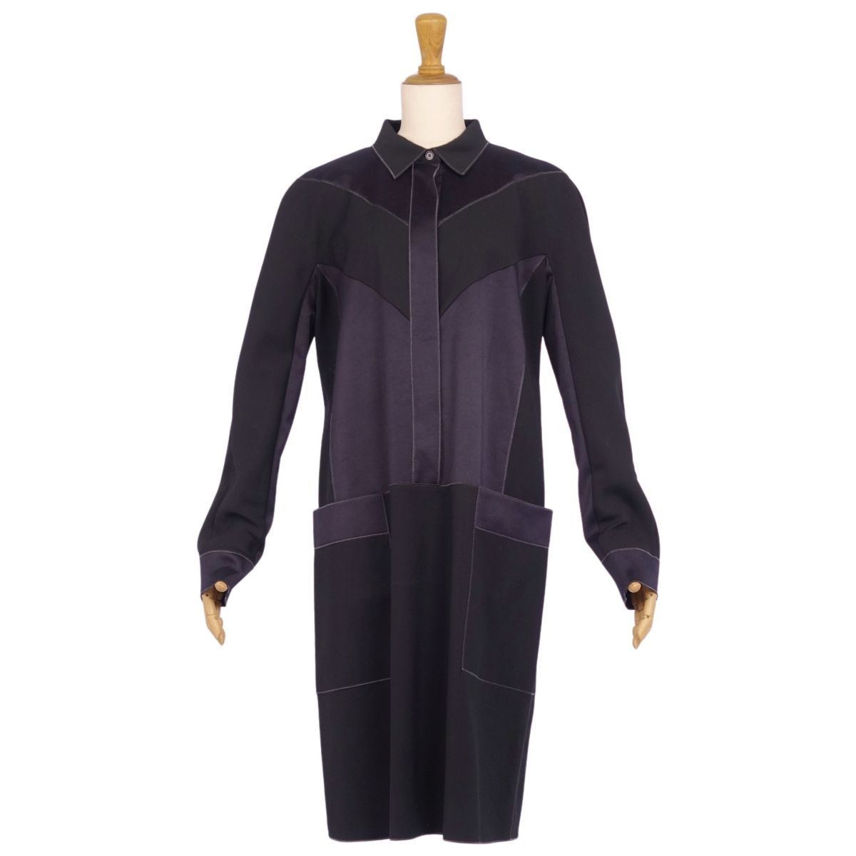 美品 ボッテガヴェネタ BOTTEGA VENETA ワンピース ロングスリーブ