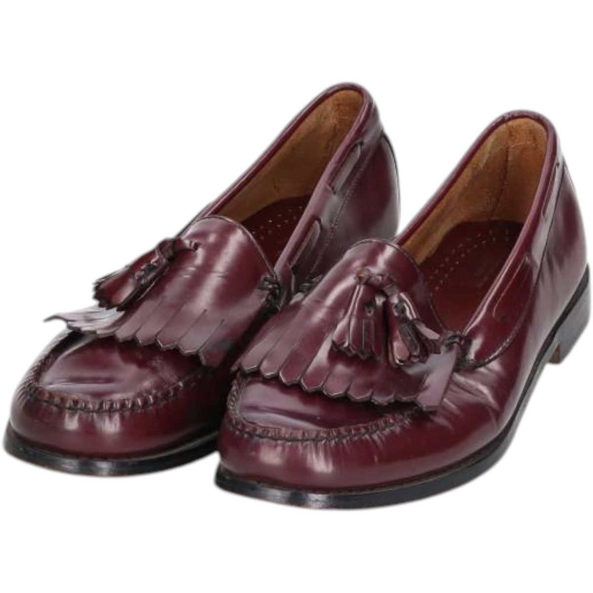 古着 ジーエイチバス G.H.Bass BASS キルト タッセルローファー 10D メンズ28.0cm相当|saa014062