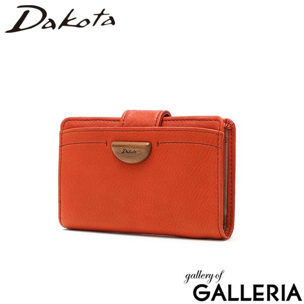 ダコタ 二つ折り財布 Dakota アーブル 財布 ウォレット 二つ折り 本革 革 レザー 姫路レザー レディース 0031360 新作 2023 オレンジ