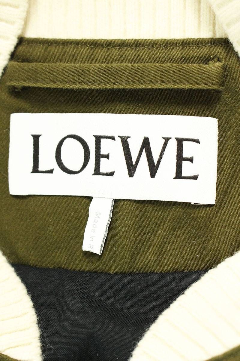 LOEWE ロエベ アナグラム刺繍 ボンバージャケット LOEWE ロエベ アナグラム刺繍 ボンバージャケット LOEWE ロエベ
