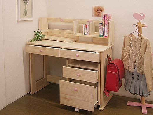 学習机 ツインデスク 学習デスク シンプル 2人用 ワイド 木製 引き出し アルダー無垢 ウォルナット シンプル コンフィ