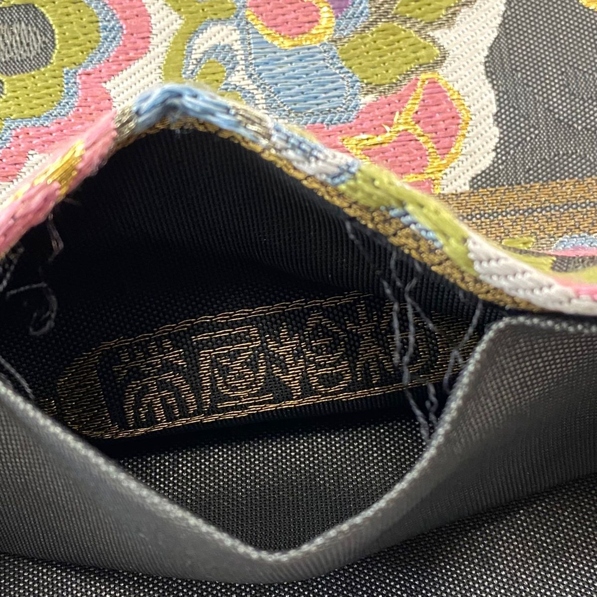 袋帯 美品 逸品 帯屋捨松 落款 華文 宝尽くし 金銀糸 墨色 六通