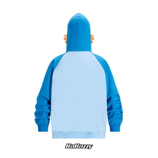 WCS2023yokohamaポケモンキャラクターフルジップパーカー KaKazzy】ミズゴロウ ポケモン フルジップ パーカー 男女着用可