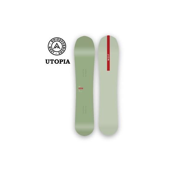 West Snowboarding SNOWBOARD ウエスト スノーボード UTOPIA バックカントリー サーフライド フリーライド ハイブリッド キャンバー