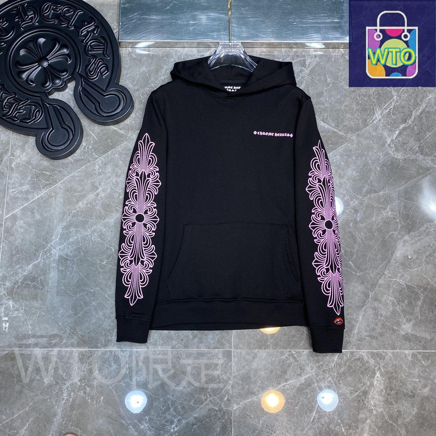 入手困難★送料込！【Chrome Hearts】Matty Boy Cautionフーディ 関税込 Chrome Hearts Matty Boy Caution Hoodie フーディ