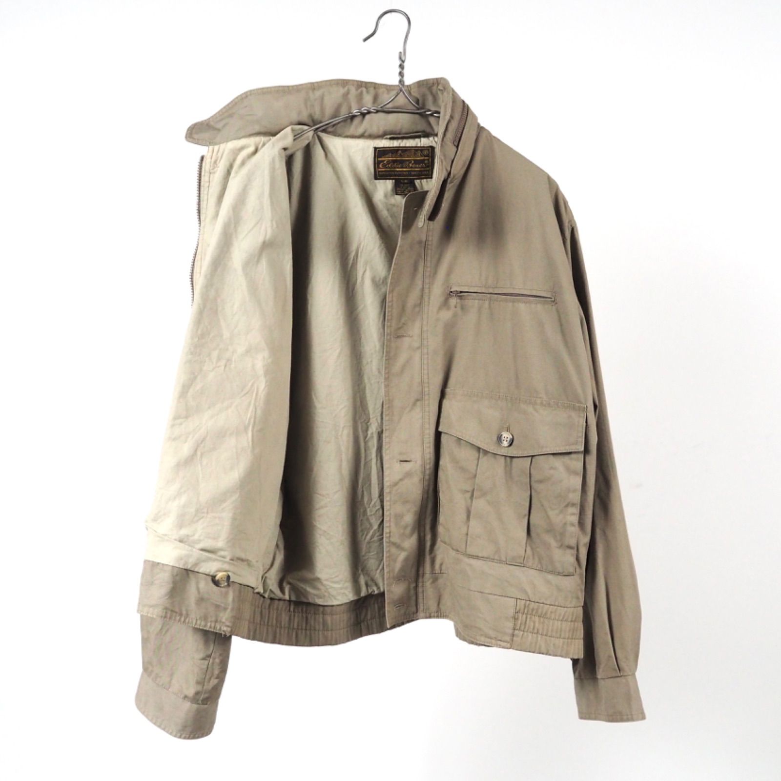 Eddie Bauer safari jacket L /80's エディーバウアー サファリ 