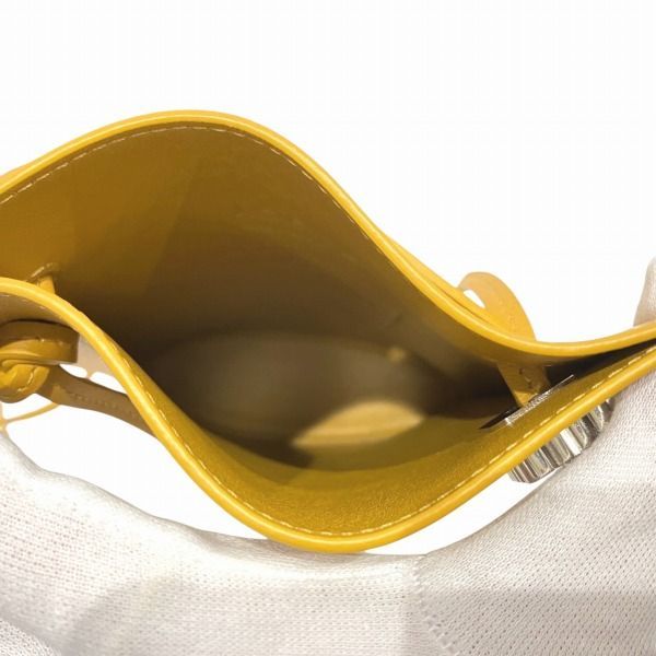 ロエベ LOEWE ダイスポケット イエロー レザー バッグ