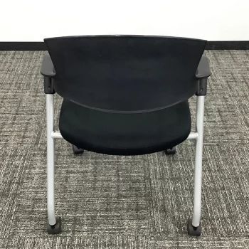 中古 ミーティングチェア 4脚セット コクヨ プロッティ ブラック 
