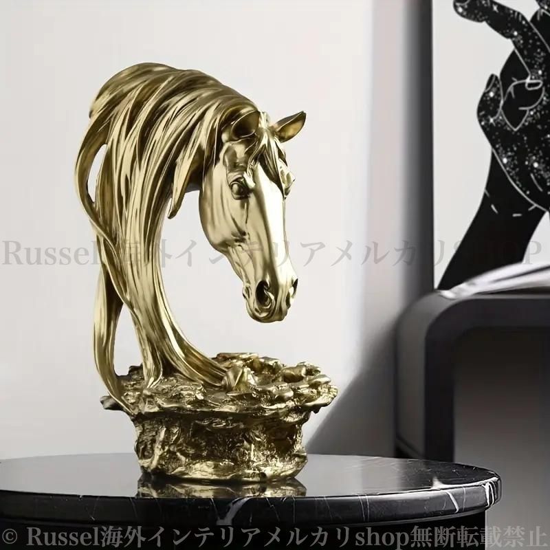 リアルな馬の彫刻 Amazon.co.jp: 動物雕刻 馬 オブジェ タイプ リアル 