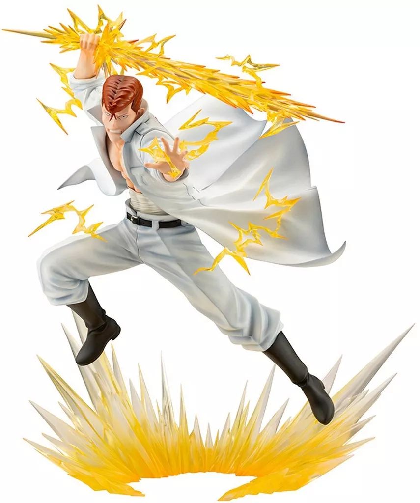 幽☆遊☆白書　アマダ　ヒーローコレクション　パート2 WGL-1 桑原和真 フィギュア ARTFX J 桑原和真 Ver.2 「幽☆遊☆白書」 1/8 PVC製塗装