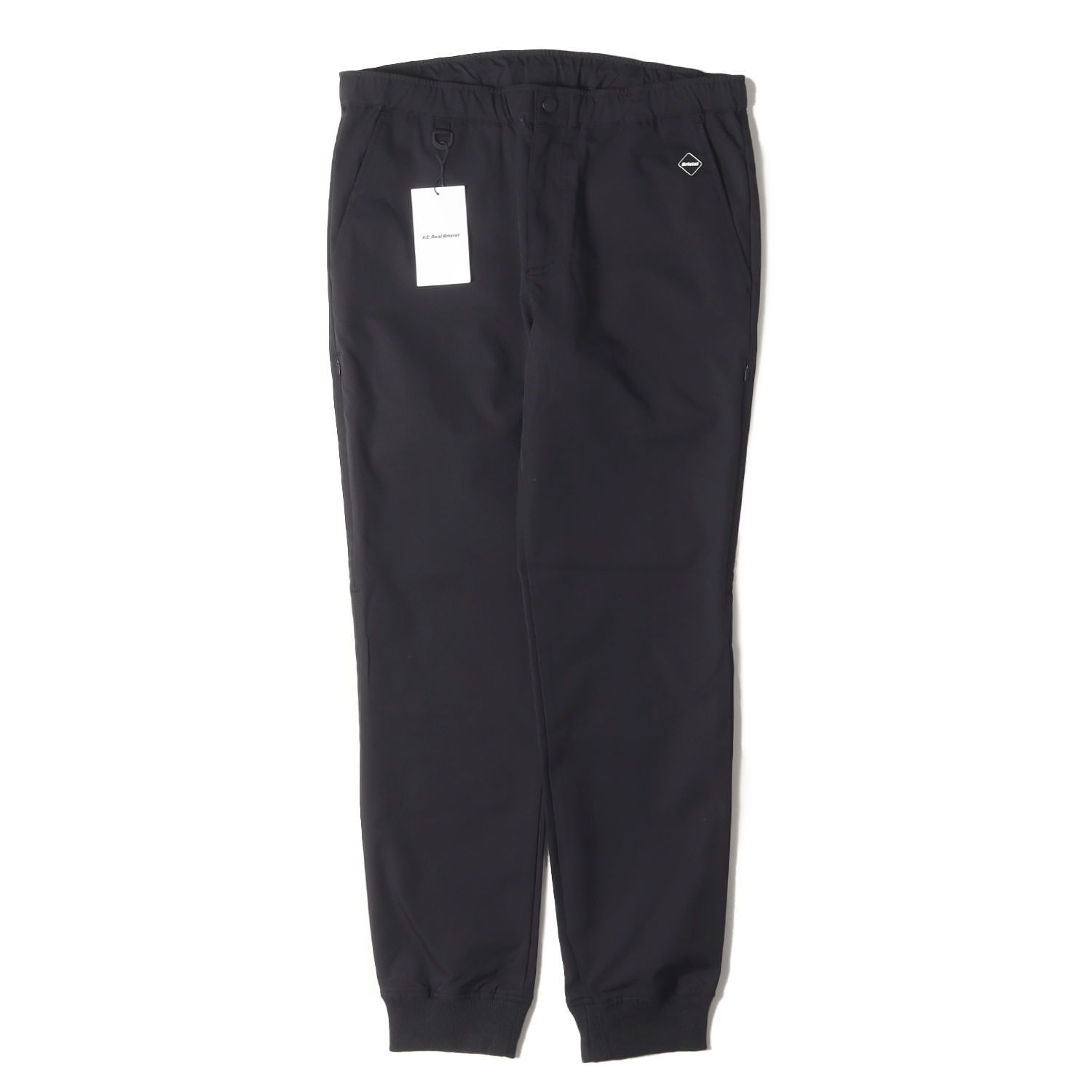 F.C.Real Bristol エフシー ルブリストル パンツ ブラック 黒 サイズ M | 25AW ベンチレーション ストレッチシェル リブパンツ VENTILATION RIBBED PANTS | ボトムス ズボン メンズ