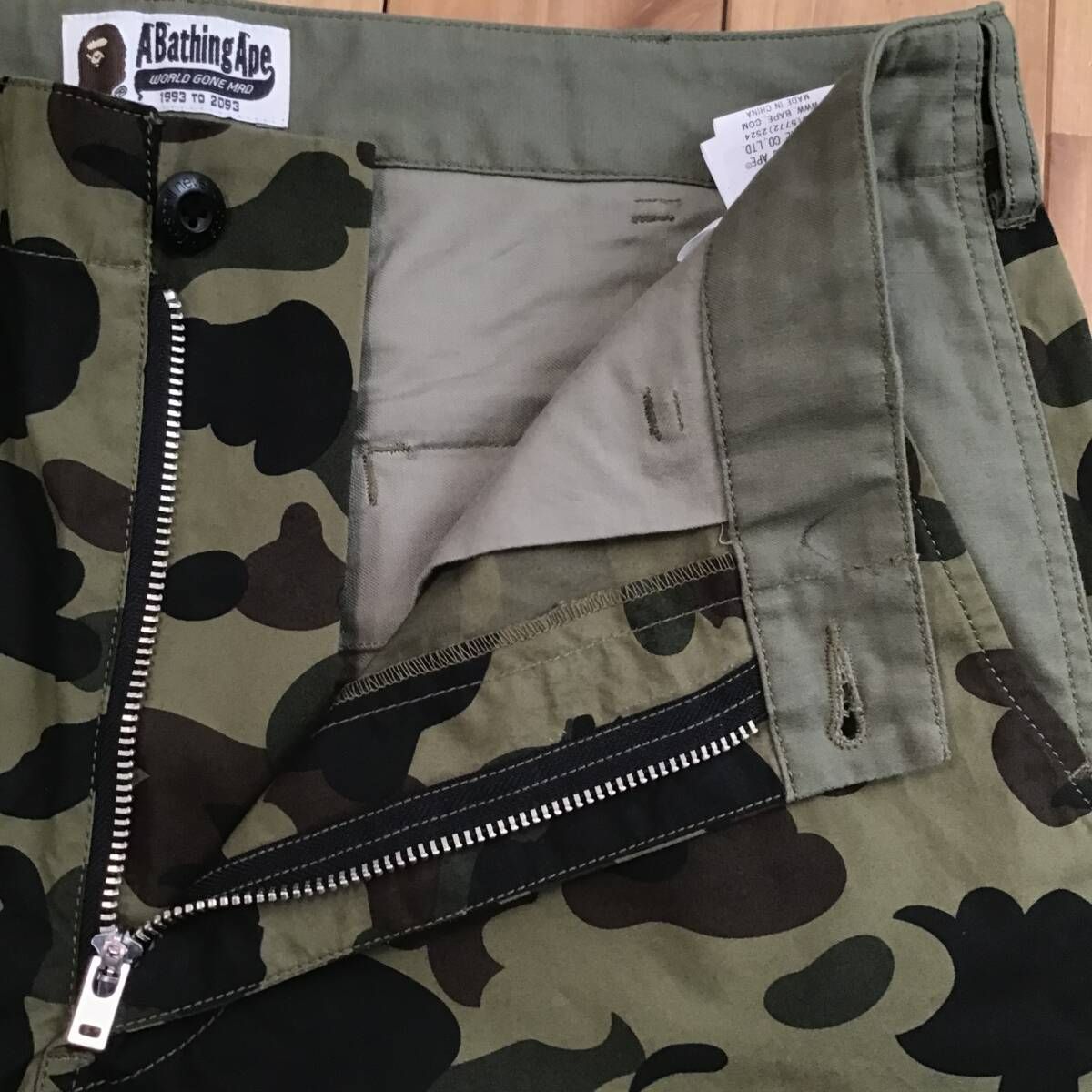 BAPE 1st camo green カーゴ ハーフパンツ Lサイズ a bathing BAPE 1st camo green カーゴ ハーフパンツ Lサイズ a bathing