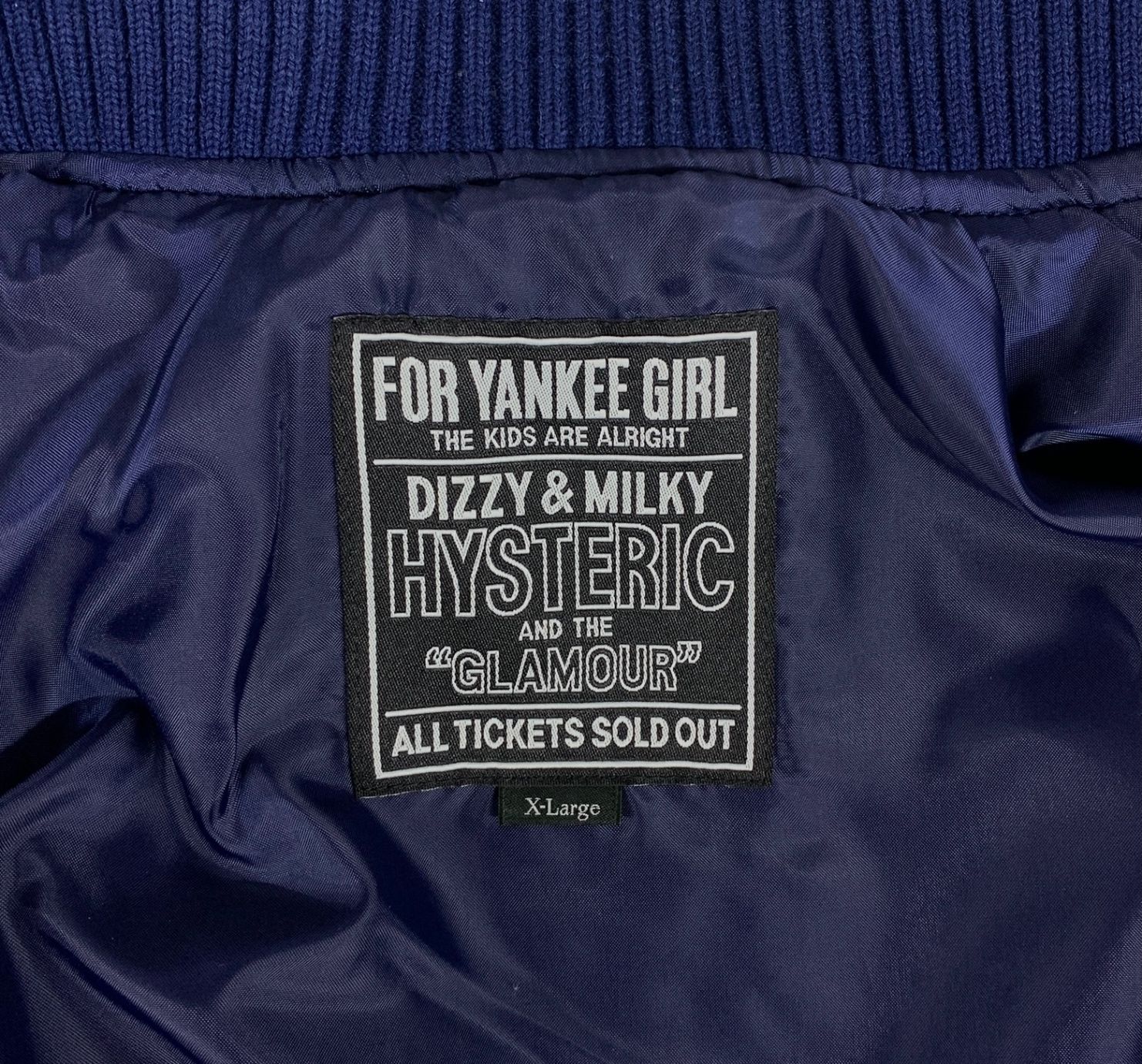 HYSTERIC GLAMOUR (ヒステリックグラマー) アップリケヴァーシティ