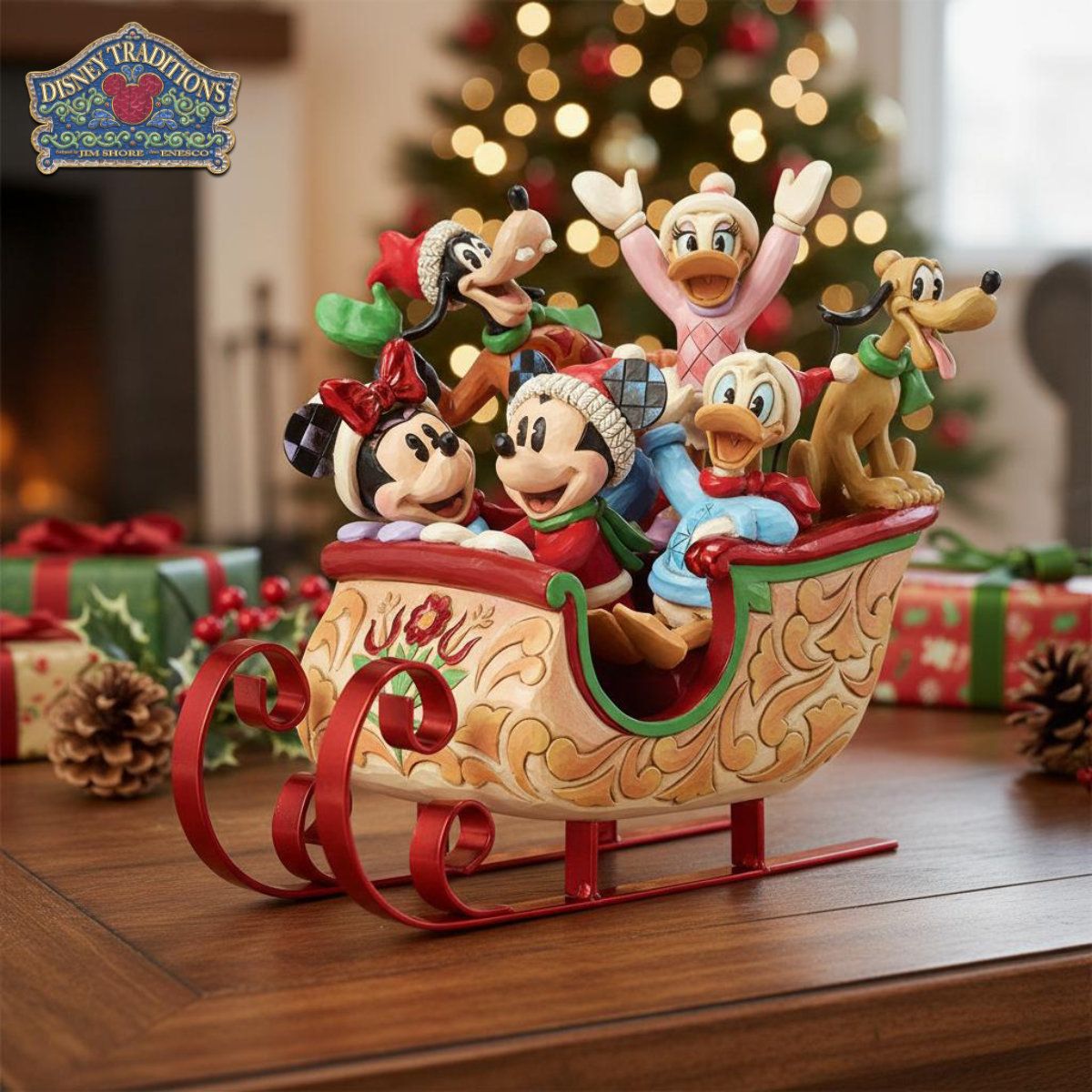 Jim Shore ミッキー サンタ 置物