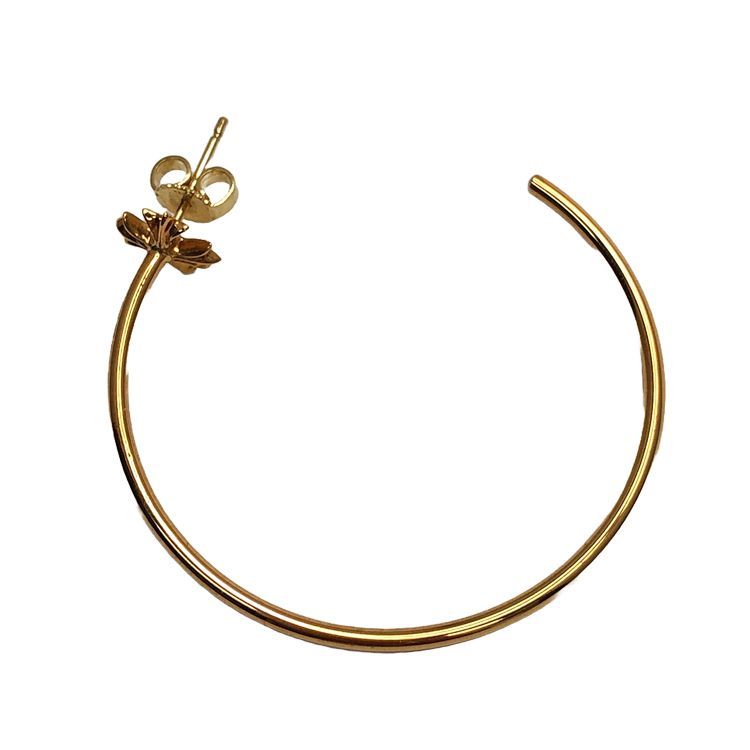 未使用品 ChromeHearts クロムハーツ 22K HOOP CH PLS CHプラス