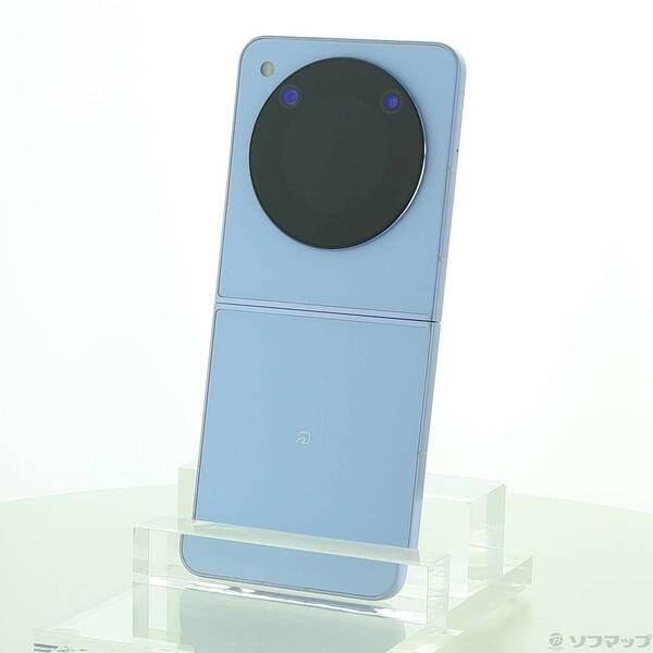 中古品〕 Libero Flip 128GB ブルー A304ZT Y!mobile SIMフリー【269 