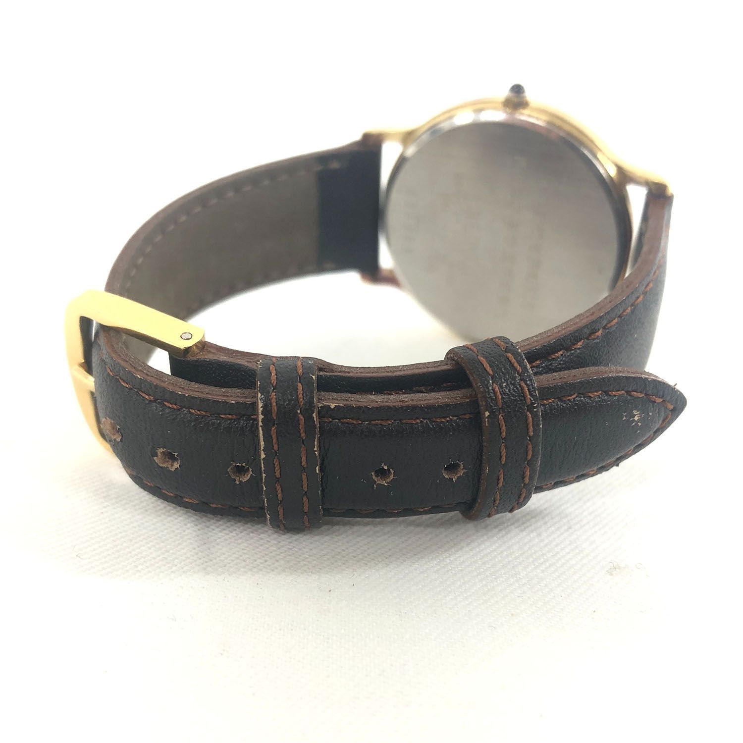SEIKO Dolce セイコー ドルチェ ゴールド ブラウンベルト 9531-6030 