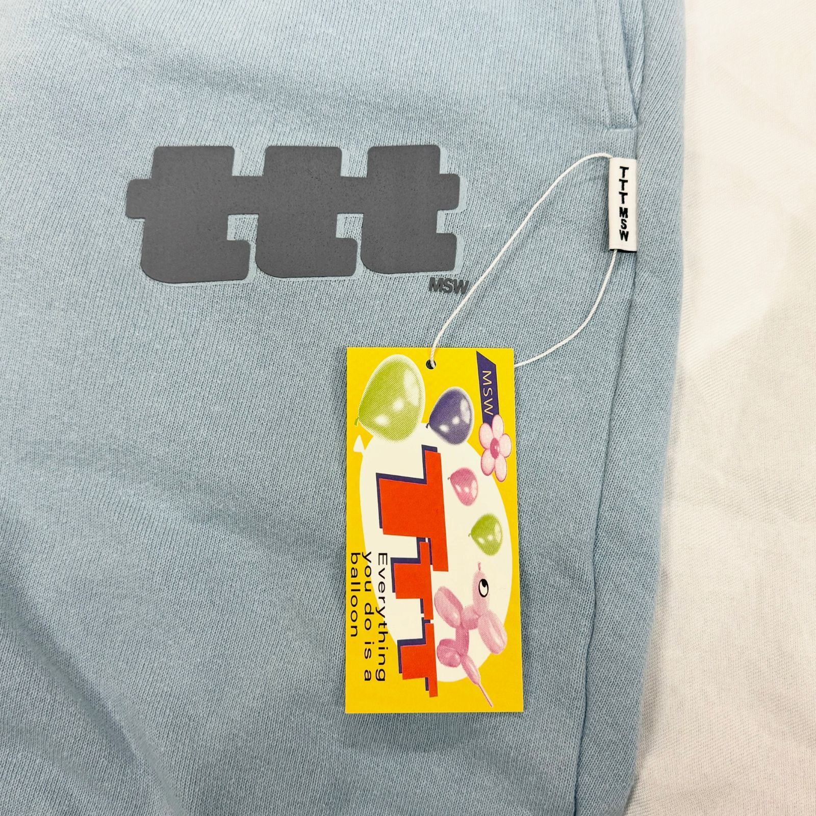 定価26400円 新品 TTT MSW 23SS TTT logo print sweat pants ロゴ 
