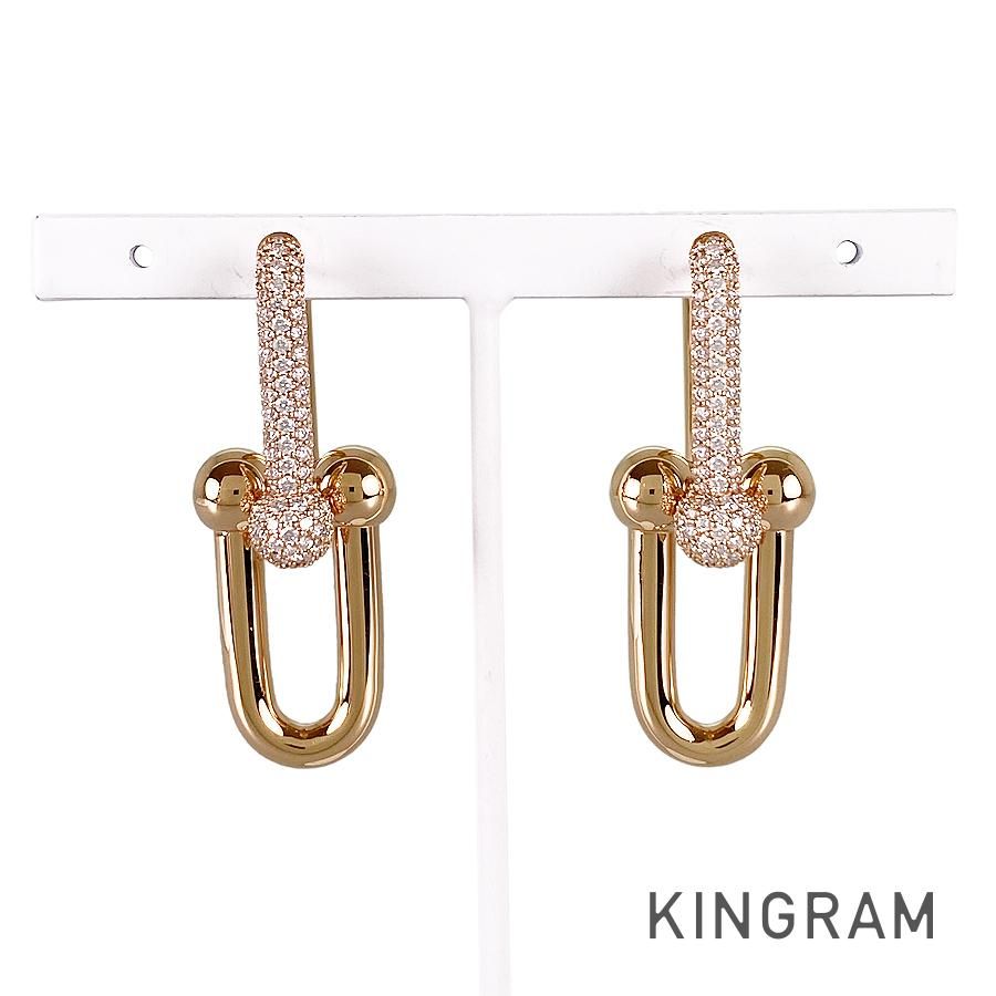 Tiffany & Co. ティファニー ハードウェア リンク ラージ ピアス