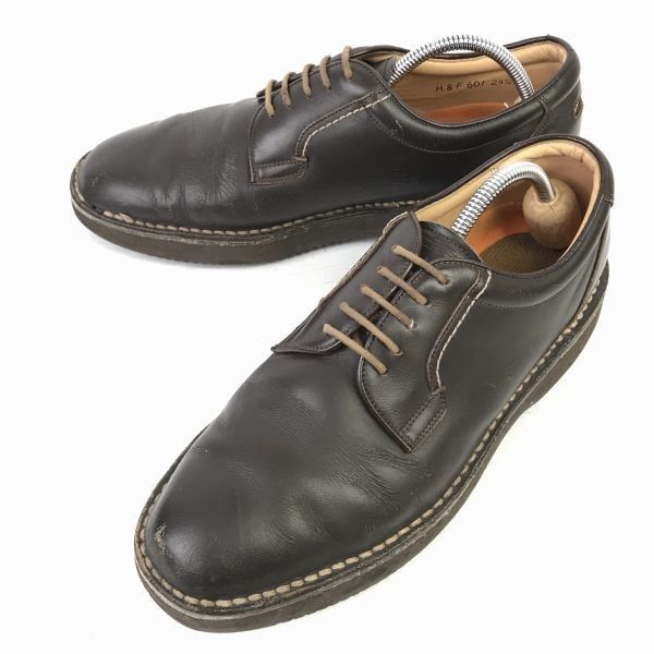 REGAL リーガル 本革 プレーントゥ 24.5 暗茶 ビジネス◆i-37