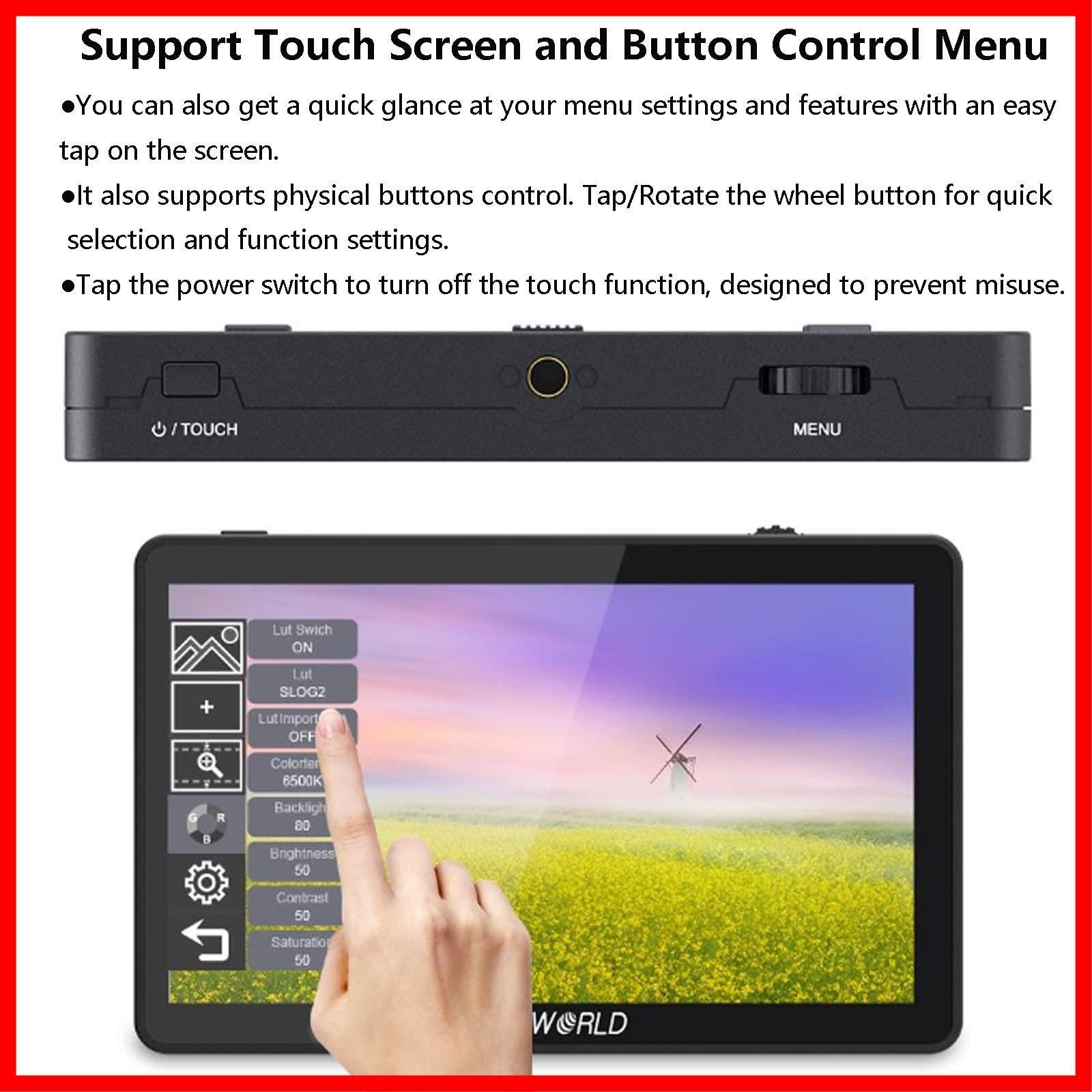 美品 FEELWORLD F6 Plus V2 6インチ バッテリー2個 充電器 Amazon.com : FEELWORLD F6 Plus V2 6 inch DSLR Camera Field Touch