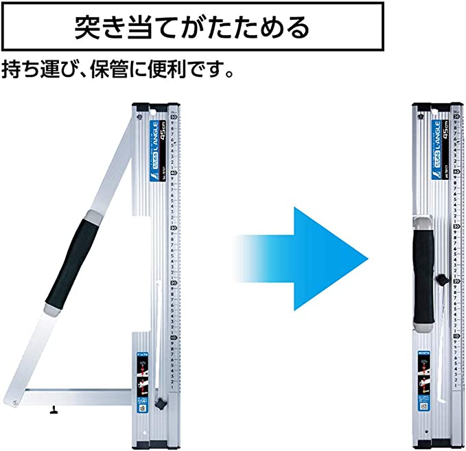 スタイル:左利き用_サイズ:45cmシンワ測定Shinwa Sokutei www