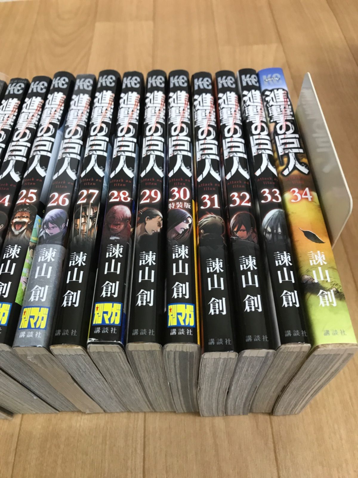 ☆②進撃の巨人 1巻～34巻 全巻セット 諌山創 ※未開封・限定版