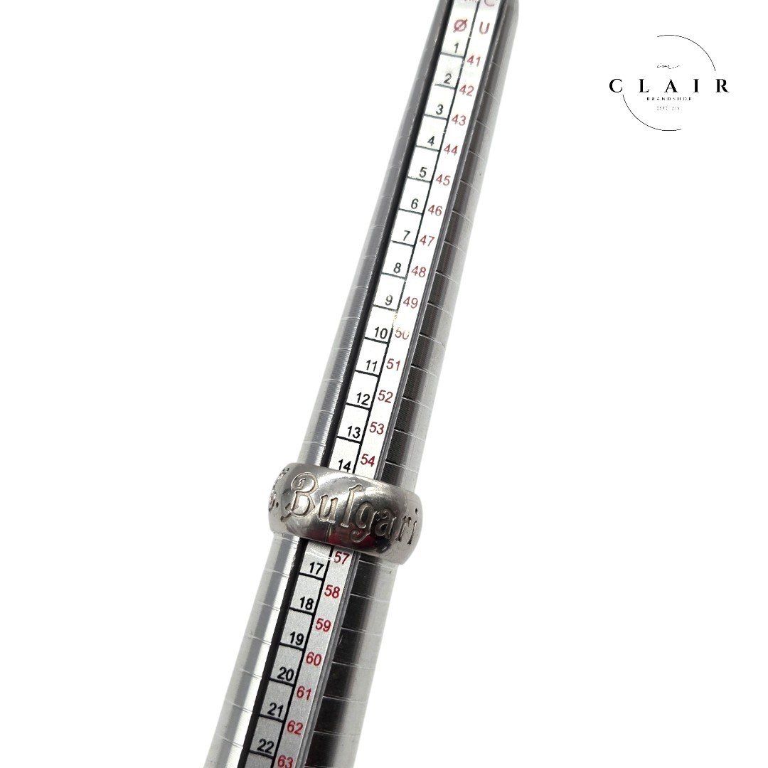 新品同様Bulgari シルバーリング Save theChildren約16号 ブルガリ リング シルバー BVLGARI SAVE THE CHILDREN 125周年