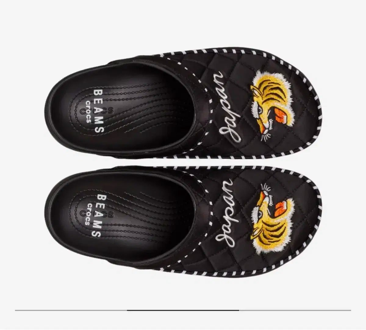 BEAMS ビームス X crocs クロックス klogg クロッグ 黒 白