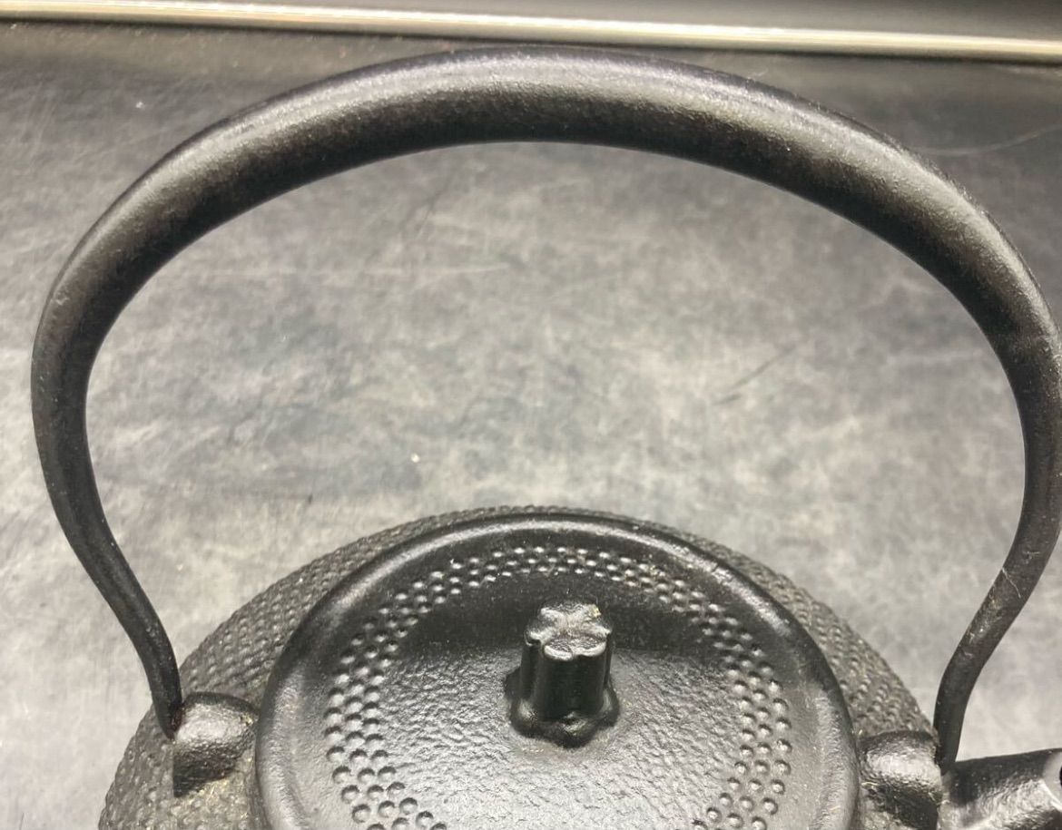 1472 南部鉄器 鉄 一也 作 鉄瓶 急須 鉄器 煎茶道具 金属工芸