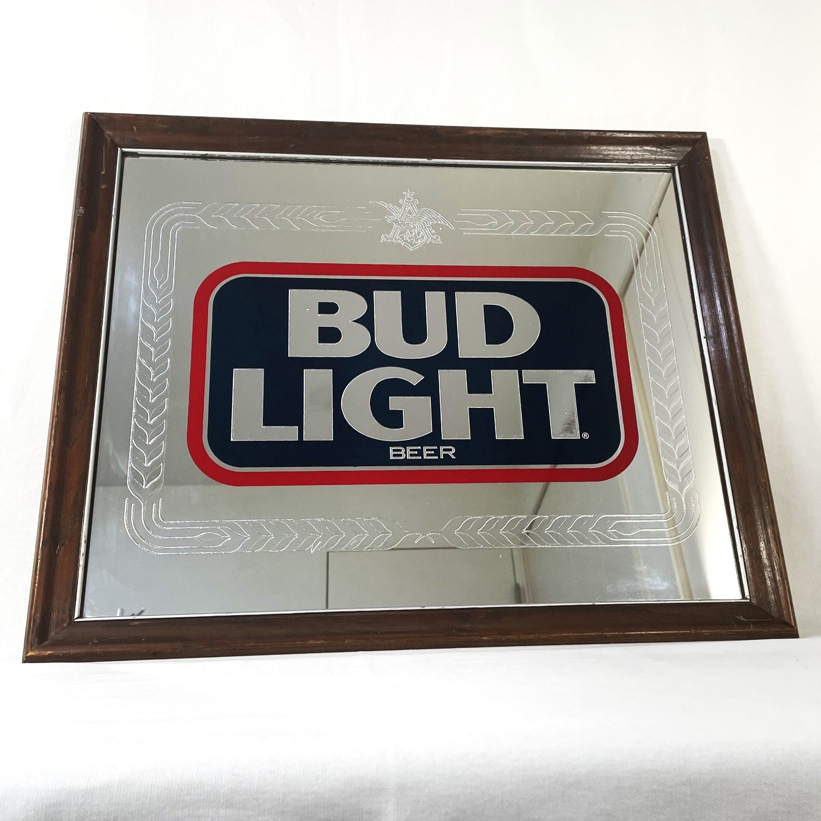 80s BUD LIGHT Pub Millor 80年代 バドライト パブミラー ヴィンテージ 