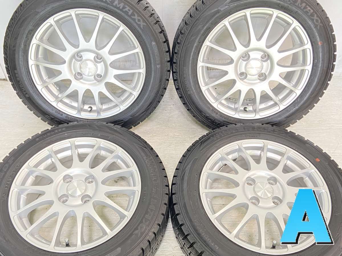 175/65R15  nダンロップ ウィンターマックス WM02 n　  n15x6.0 48 100-4穴 n中古タイヤ スタッドレスタイヤ ホイールセット 4本セットn w15240128011