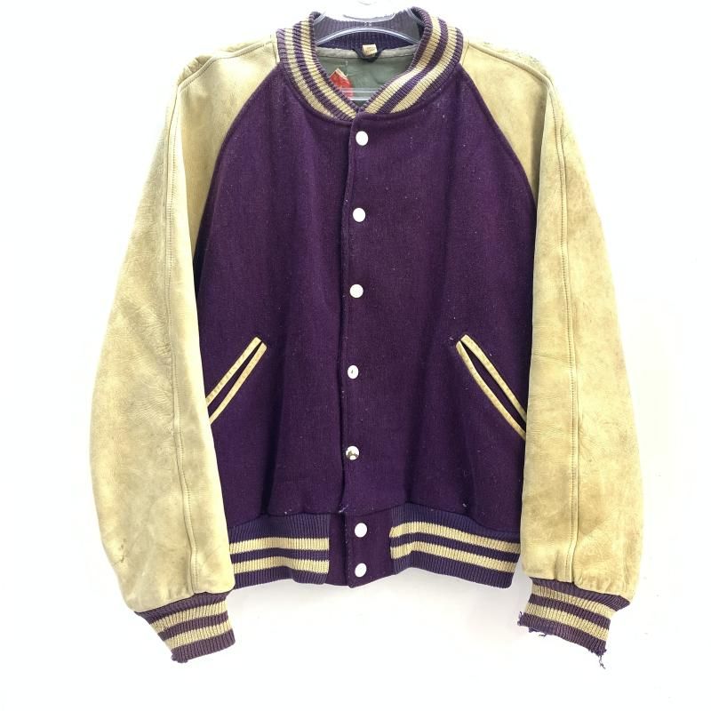 中古】BUTWIN 50s レザースタジャン サイズ42 バトウィン[92
