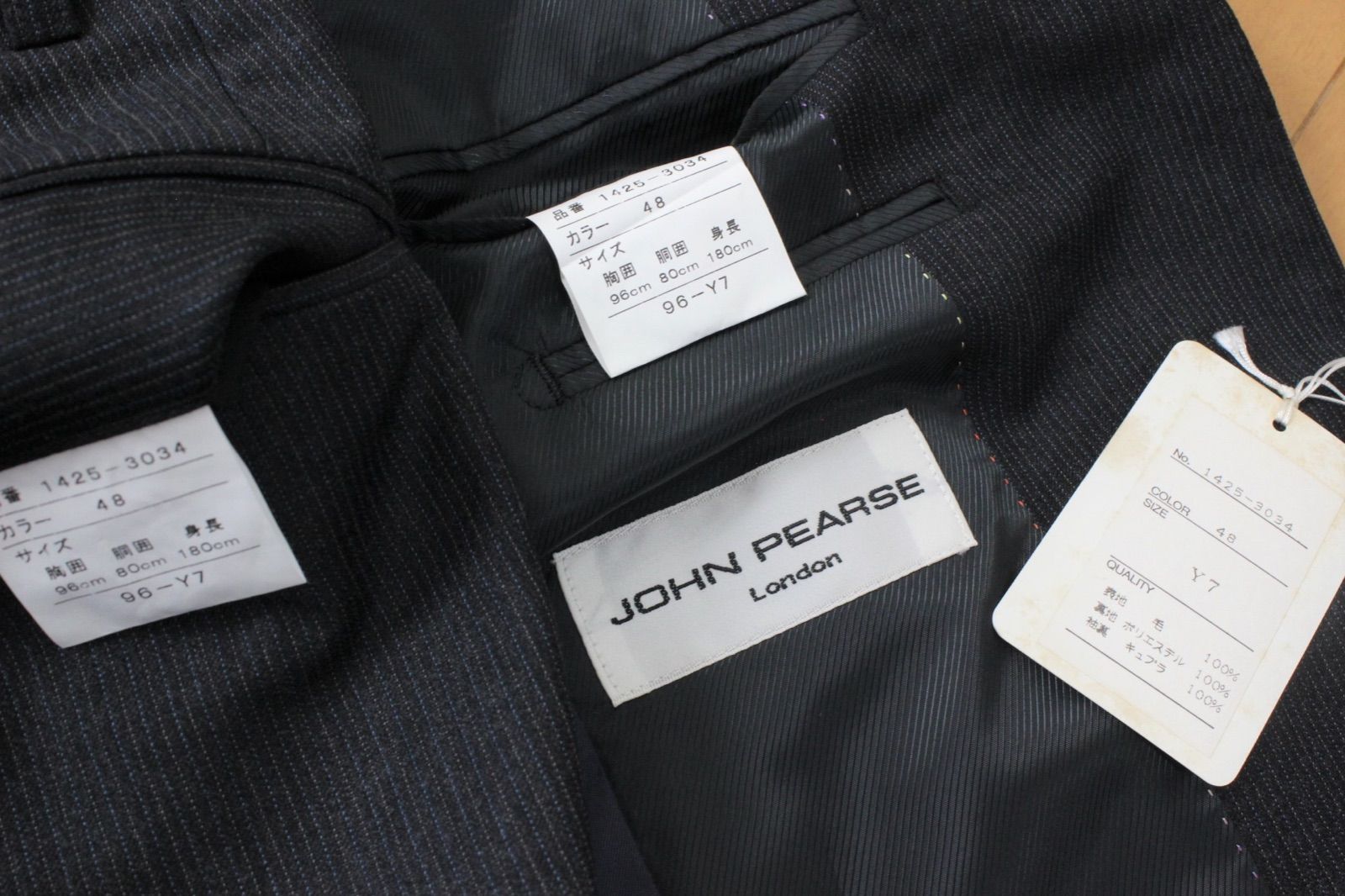 JOHN PEARSE ジョンピアーズ メンズ セットアップ スーツ A5