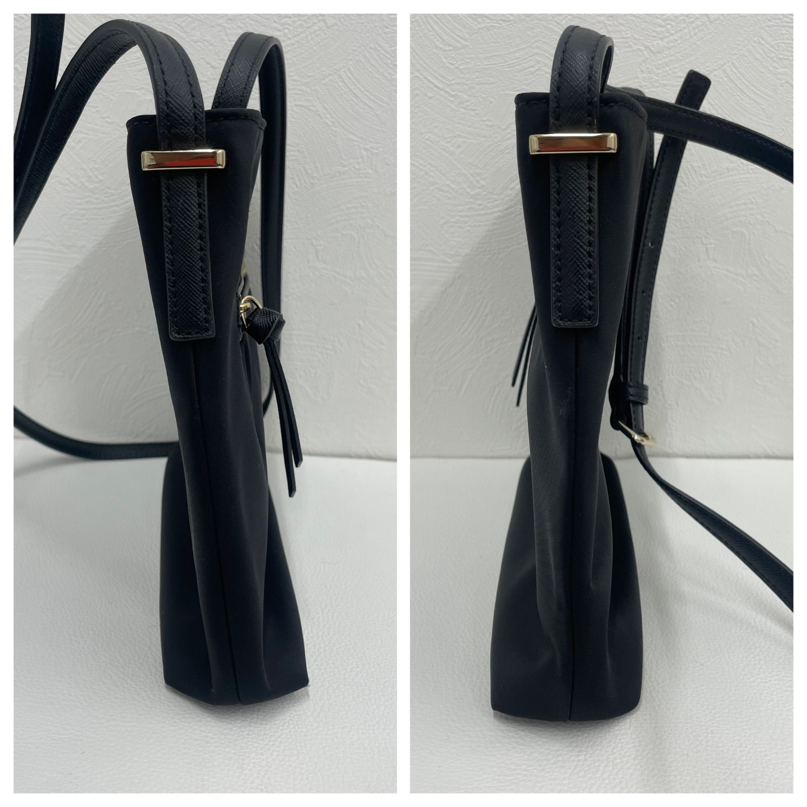 1円 ■極美品■ kate spade ケイトスペード ロゴ ナイロン×レザー トートバッグ ショルダーバッグ ピンク系×ブラウン系 A1141KP Kate spade ケイトスペード ショルダーバッグ 長財布 セット