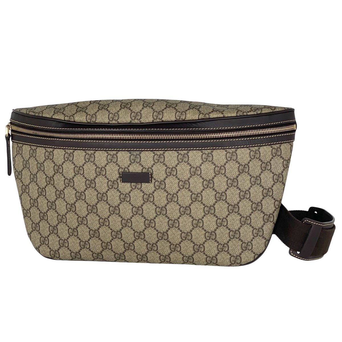 グッチ GUCCI GG柄 ウエストバッグ ボディバッグ GGスプリーム ボディバッグ コーティングキャンバス ブラウン 211110 レディース