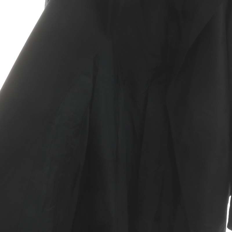 Blanc YM ブラン ワイエム Silk Shantung Wrap Trench Coat トレンチコート ロング丈 シルク 絹 M 黒  ブラック /AN37 - メルカリ