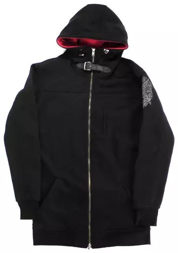 アウターウェア キャラクター ルシス王の紋章 パーカー ブラック Lサイズ ファイナルファンタジーXV×SQUARE ENIX CAFE 第6弾