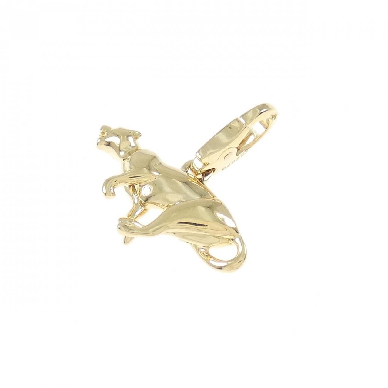 カルティエ パンテール cartier パンサーキーホルダー シルバーピンク