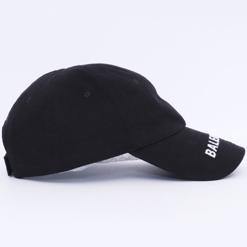 BALENCIAGA Logo Visor キャップ Lサイズ ブラック 531588 310B2