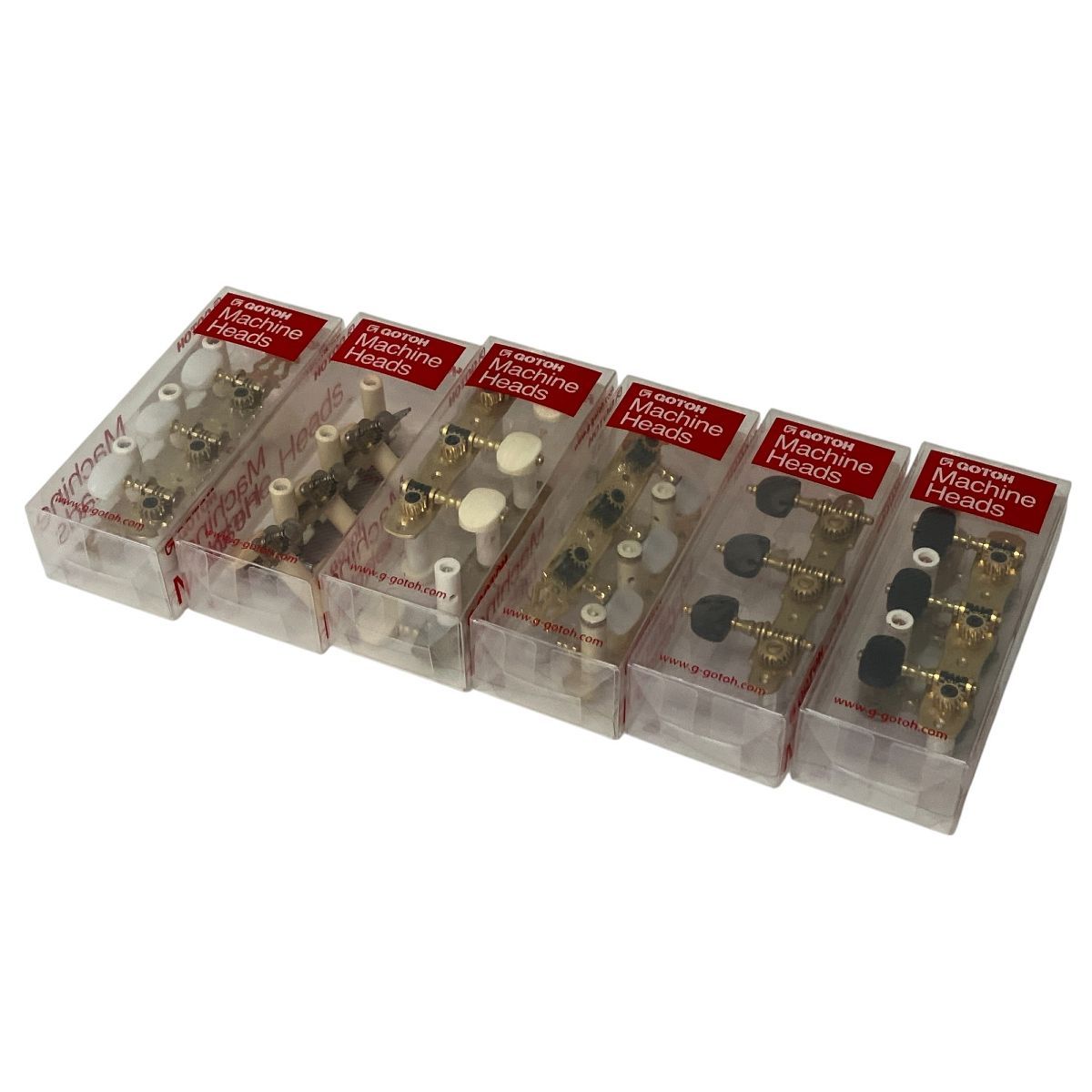 GOTOH 35G1800 ほか クラシックギターペグ 5ペア 片側1 計6点セット アコースティックギター パーツ 楽器 ジャンク S9957465