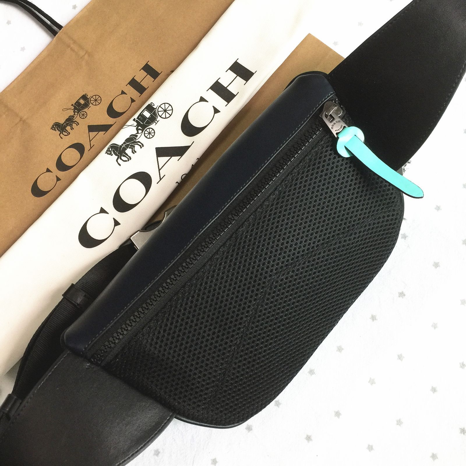 コーチバッグ F72936メンズ ベルトバッグ ウエストバッグ