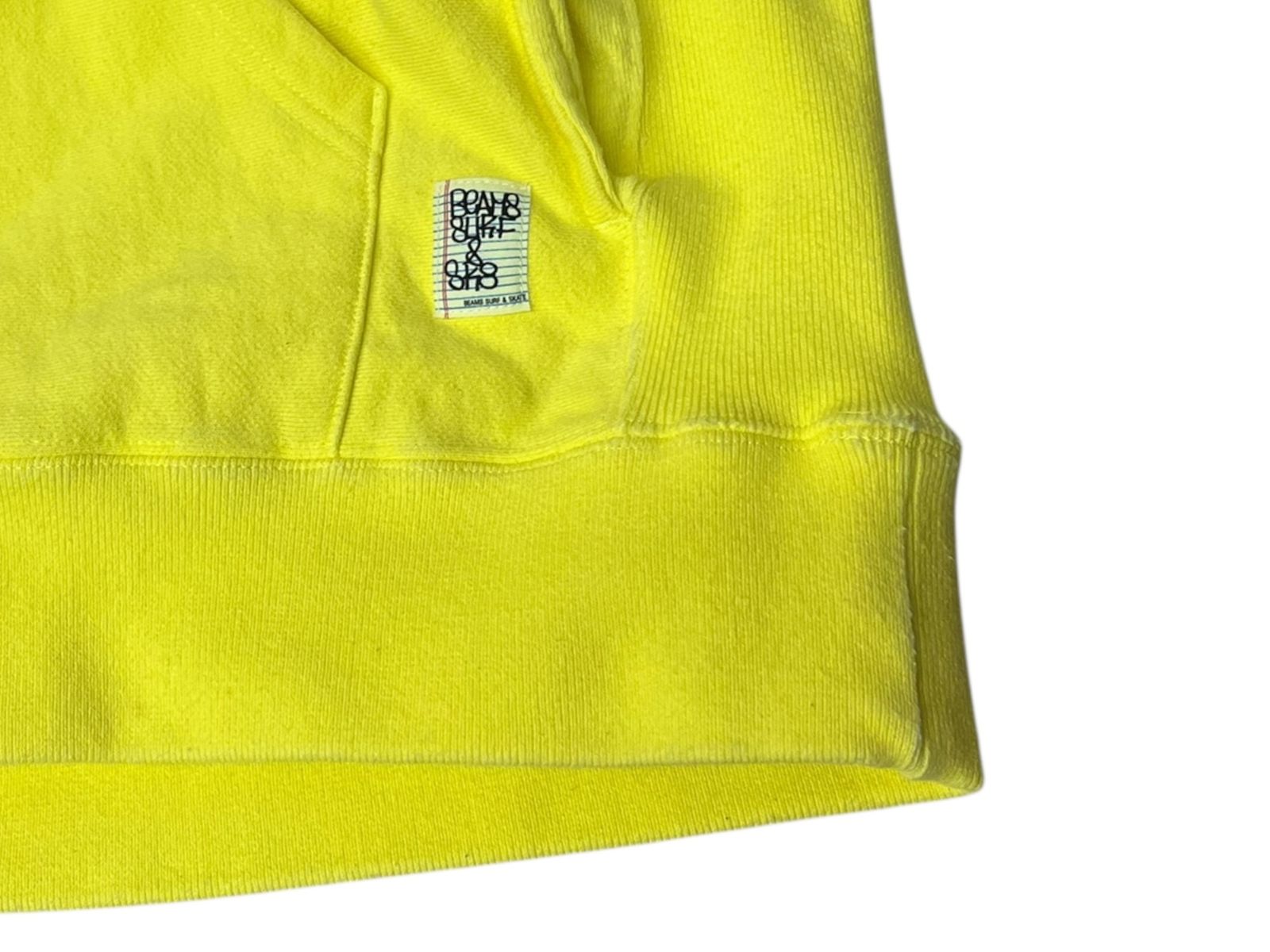 BEAMS SSZ EVISEN EVI HOODIE SWEAT イエローL Evisen skateboards (エヴィセンスケートボーズ) ×BEAMS 18AW/EVI