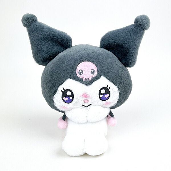 サンリオ クロミ いろいろふぇいす きゅるん S ぬいぐるみ インテリア グレー