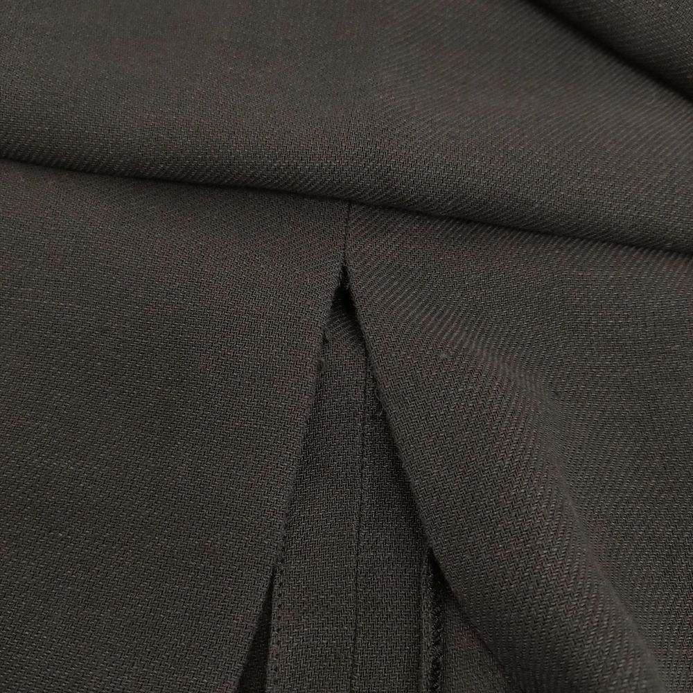 HERMES マルジェラ期 リネン サイズ36 スカート ネイビー レディース  