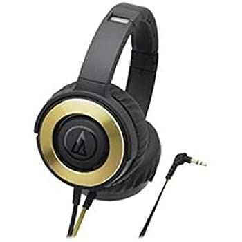 【】(未使用･未開封品)audio-technica SOLID BASS ヘッドホン 密閉型 ブラックゴールド ATH-WS550 BGD